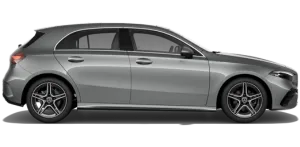 Imagen lateral del modelo Clase A Hatchback