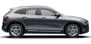 Imagen lateral del modelo GLA