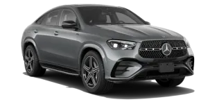 Imagen frontal del modelo GLE Coupé