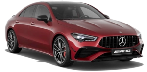 Imagen frontal del modelo AMG CLA