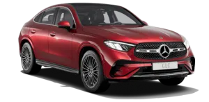 Imagen frontal del modelo GLC Coupé