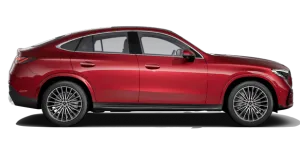 Imagen lateral del modelo GLC Coupé